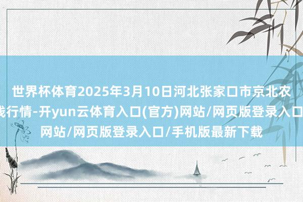 世界杯体育2025年3月10日河北张家口市京北农居品详尽商场价钱行情-开yun云体育入口(官方)网站/网页版登录入口/手机版最新下载